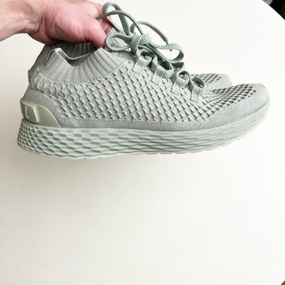 Nobull Men's Allday Knit Running Sneaker Size 12.5 Seafoam Green Reflective - Picture 5 of 11
